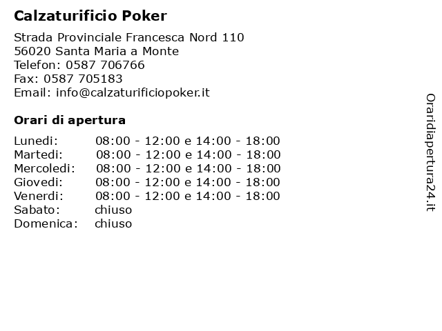 Calzaturificio poker sale